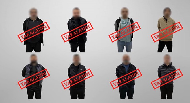 3'ü kımızı bültenle aranan 8 suçlu yakalandı