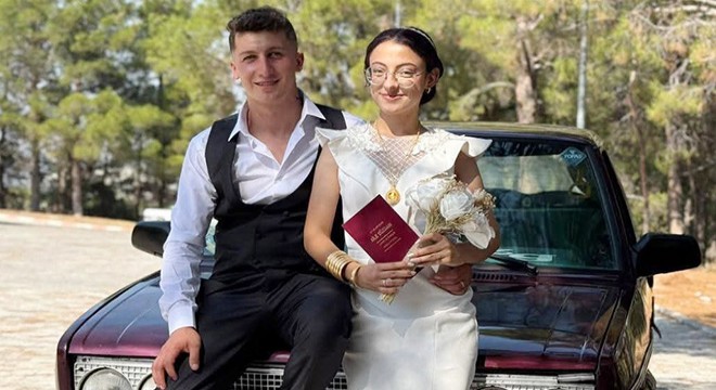 6 ay önce evlenen çifti kaza ayırdı