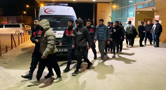 7 kaçak göçmen yakalandı