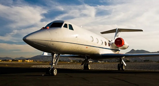 ABD'de özel jet düştü