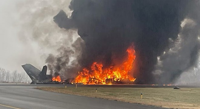 ABD'de özel jet düştü: 7 ölü