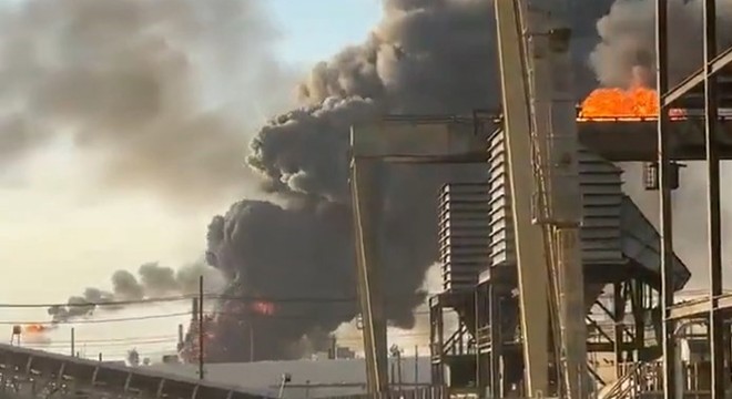 ABD'de petrol rafinerisinde patlama