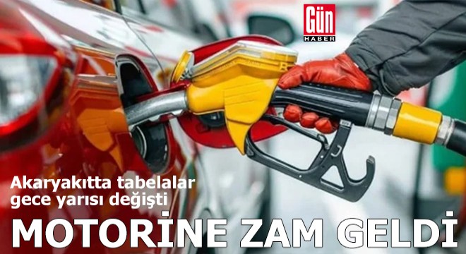 Akaryakıtta tabelalar gece yarısı değişti