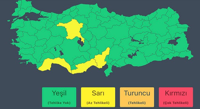 Akdeniz Bölgesi ve Ankara çevreleri için sağanak uyarısı