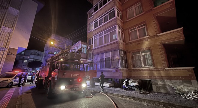 Alanya'da daire yandı