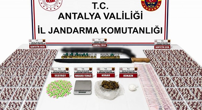 Alanya'da uyuşturucu operasyonu