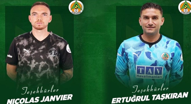 Alanyaspor'da 2 ayrılık