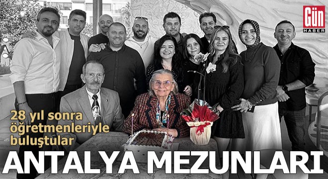 Antalya Atatürk İlkokulu eski öğrencilerinden sürpriz ziyaret