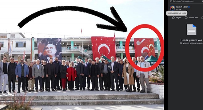 Antalya'da CHP ilçe başkanına poster tepkisi