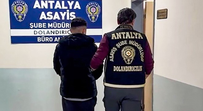Antalya'da 1,6 milyonluk dolandırıcılık şüphelisi yakalandı