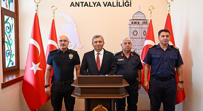 Antalya'da 1 ayda 11 bin 660 olay