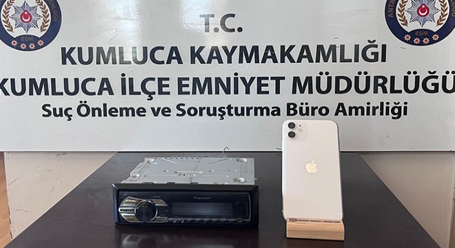 Antalya'da hırsızlık şüphelisi yakalandı