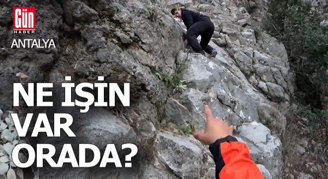 Antalya'da iki genç AFAD ve jandarmayı seferber etti
