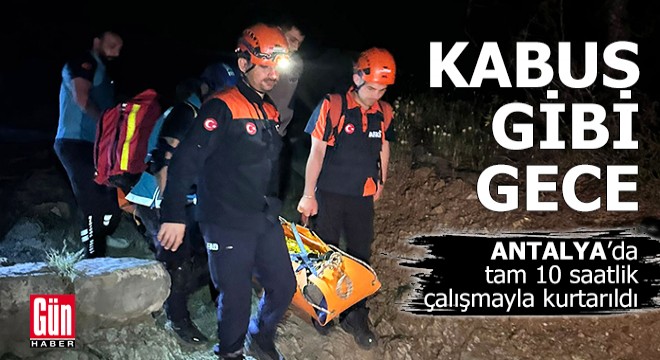 Antalya'da kabus gibi gece!