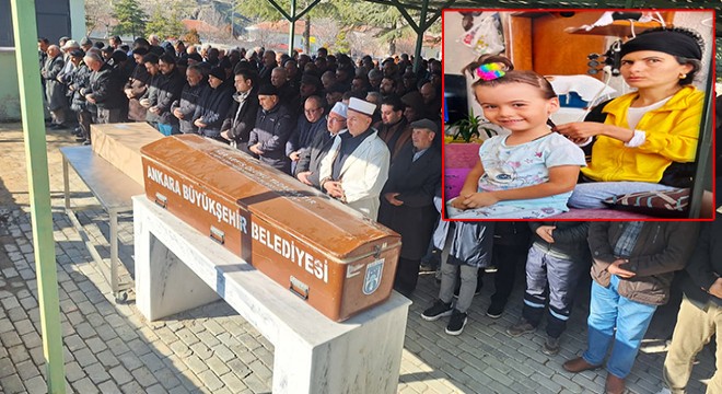Antalya'da öldürülen anne ve kızı, son yolculuğuna uğurlandı