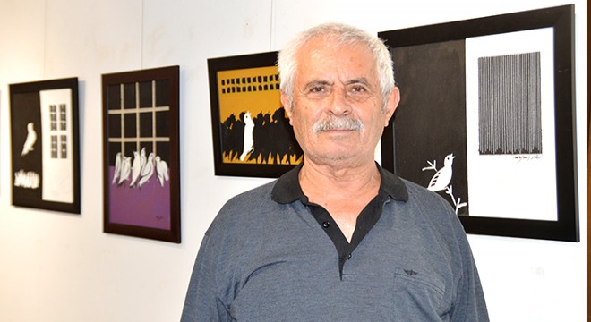 Antalya'da ressam Sezen'den 'Bülbülün Penceresi'