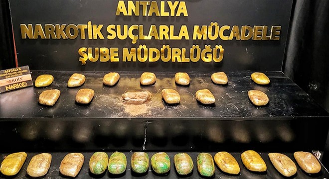 Antalya'da uyuşturucu operasyonu: 3 şüpheli tutuklandı