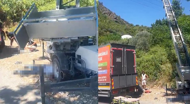 Antalya'da yük asansörü faciası: 2 ölü