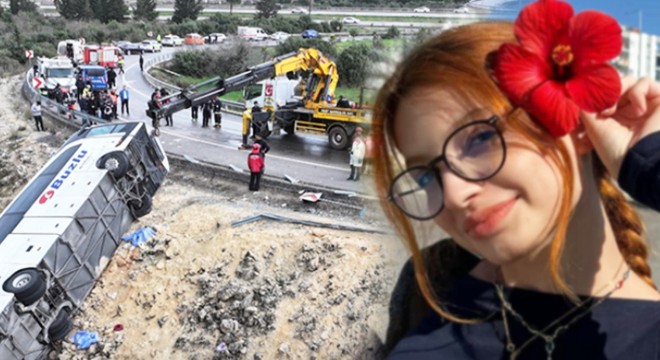 Antalya'daki otobüs kazasında ölen Sudem, toprağa verildi