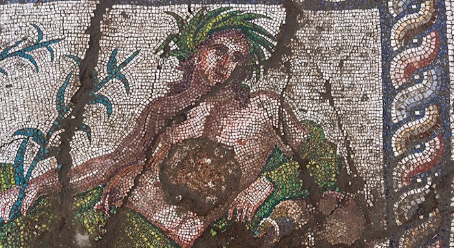 Aspendos'ta 'Nehir Tanrısı' betimlemesi gün yüzüne çıkarıldı