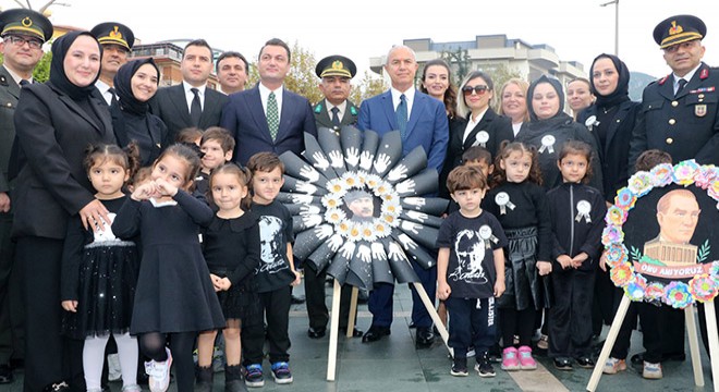 Atatürk Alanya'da anıldı