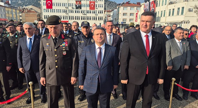 Atatürk'ün Eğirdir'e gelişi kutlandı