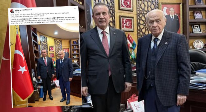 Bahçeli'ye Antalya'nın selamını götürdü