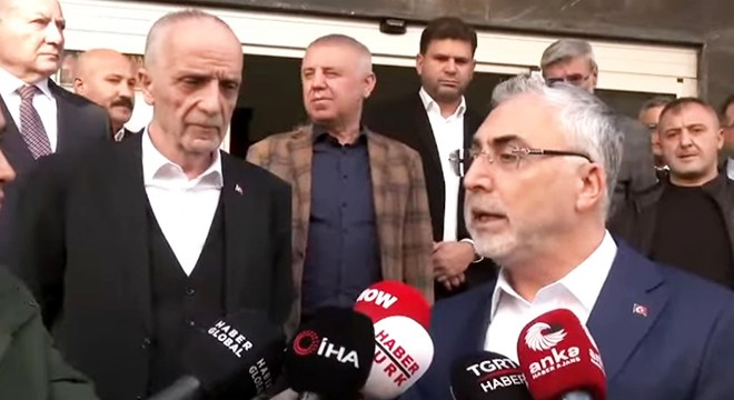 Bakan Işıkhan ile TÜRK-İŞ Başkanı Atalay görüştü