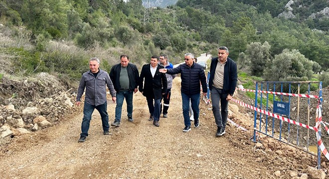 Başkan Topaloğlu Çıralı'da çalışmaları yerinde inceledi