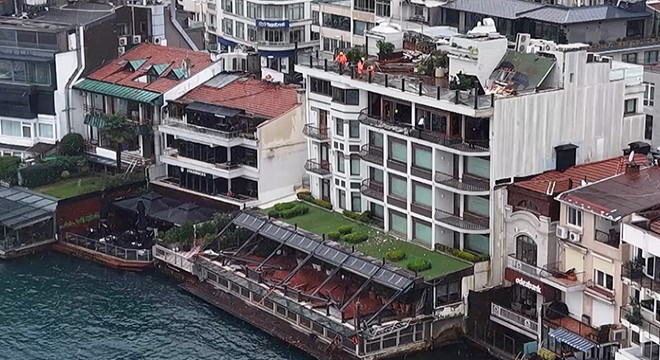 Bebek Otel'in kaçak eklentileri yıkıldı