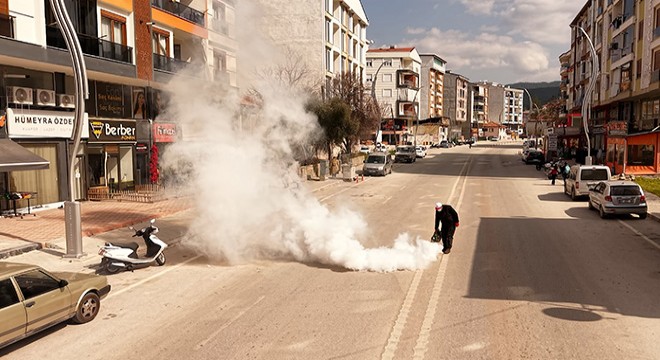 Bucak'ta sivrisinekle mücadele