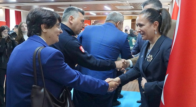 Burdur'da bayramlaşma töreni