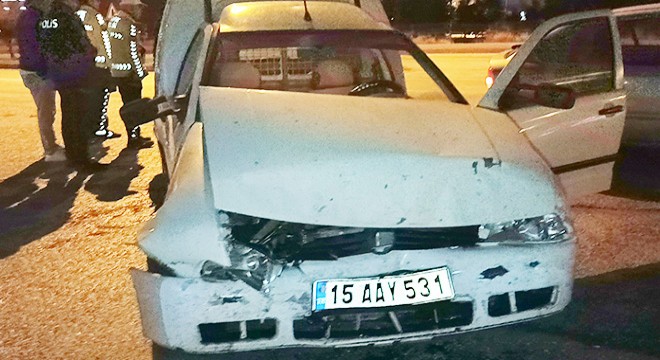 Burdur'da kaza: 1 yaralı