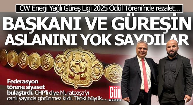 CW Enerji Yağlı Güreş Ligi 2025 Ödül Töreni'nde rezalet…