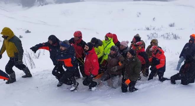 Çığ altında kalan çobanın cansız bedeni bulundu