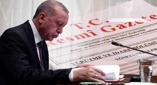 Cumhurbaşkanlığı tarafından yapılan atamalar Resmi Gazete'de