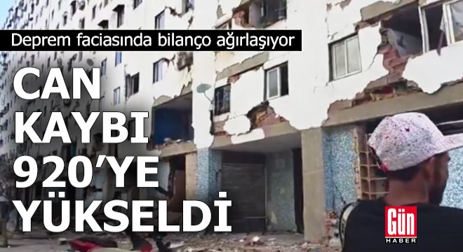 Deprem faciasında bilanço ağırlaşıyor: 920 can kaybı