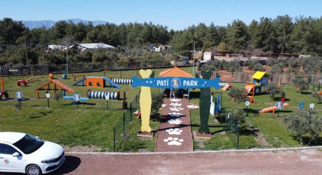 Duacı'daki Pati Park hizmet açıldı