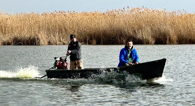 Eber Gölü'nde su seviyesi yükseldi