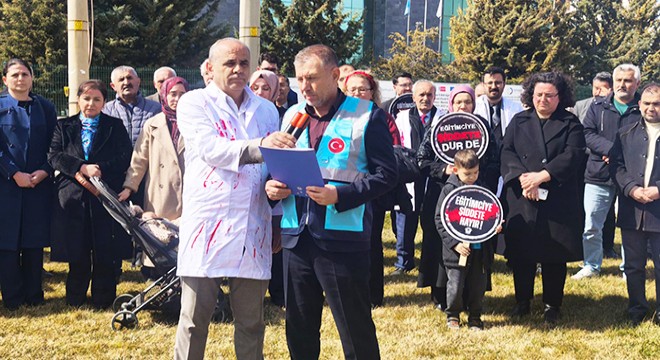 Eğitimcilerden öğretmen cinayetine tepki