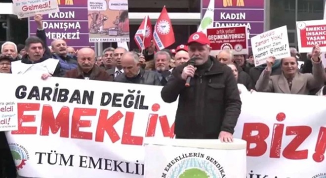 Emekliler isyanda: 'Sadaka topluluğu değiliz'