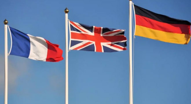 Fransa, İngiltere ve Almanya'dan ortak açıklama