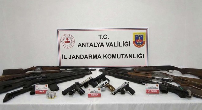 Gazipaşa'da silah operasyonu