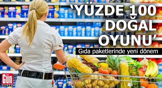 Gıda paketlerinde yeni dönem