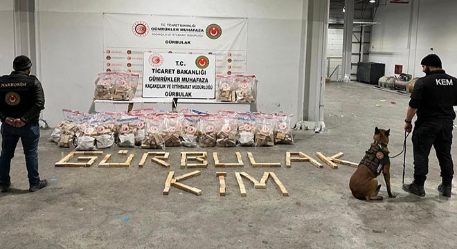 Gürbulak'ta 394 kilo metamfetamin ele geçirildi