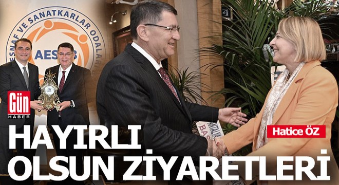 Hatice Öz, 'Turuncu' renkle ziyaretlere başladı