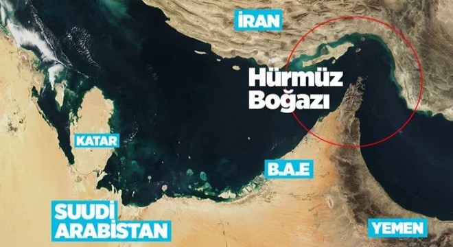 Hürmüz Boğazı'nda 