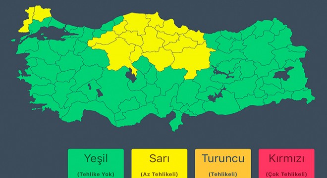 İçişleri Bakanlığı'ndan 'sağanak' uyarısı