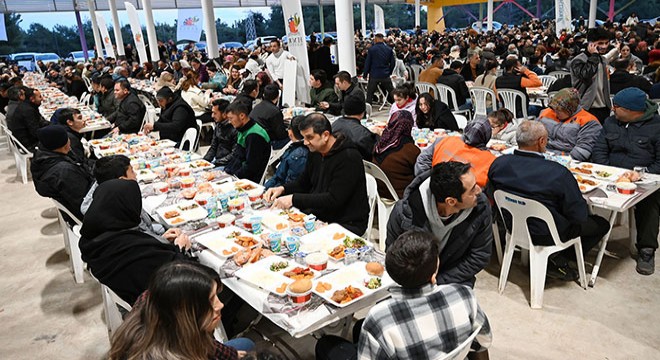 İftar sofrası Tekirova'da kuruldu