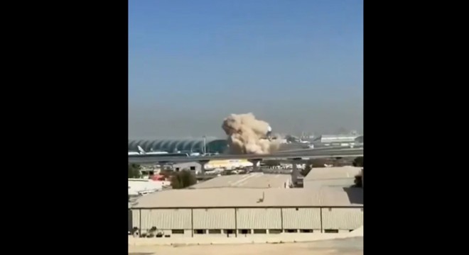 İran İHA'sı Dubai Havalimanı'nı vurdu